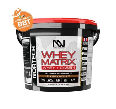 Whey Matrix - 3 ký 66 servings - (Whey + Casein)